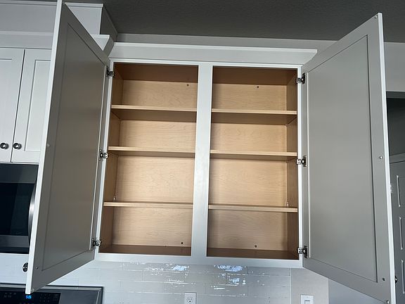 Wooden cabinets