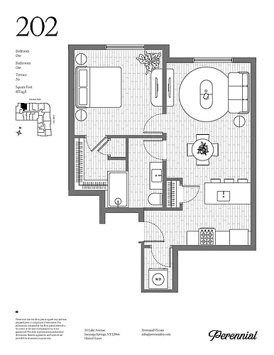 Floor plan 1 Bedroom