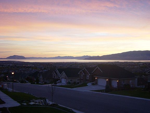 One of the many breathtaking sunsets as seen from our balcony.