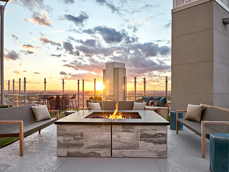 SkyDeck with firepit
