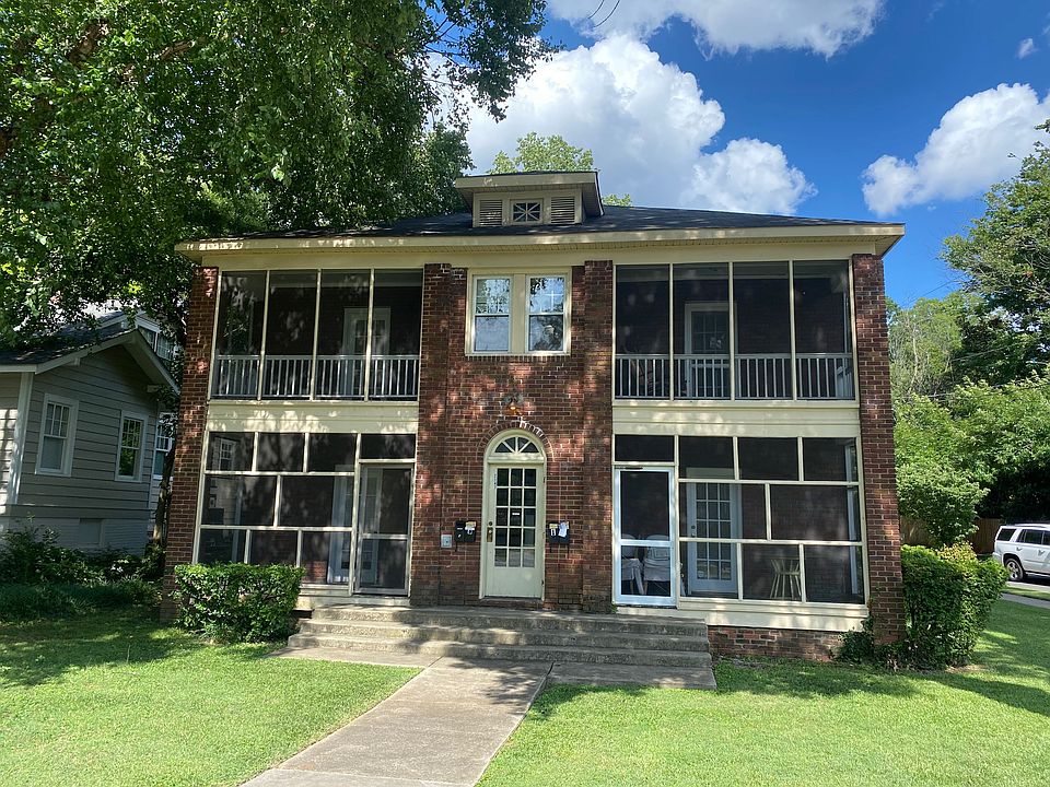 Front of quadplex from road