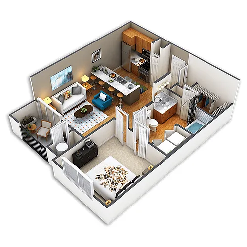 Floor plan Broadway Custom