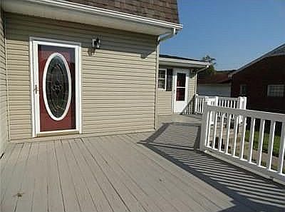 Extra large front deck