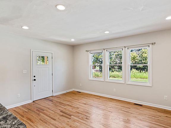Living room and kitchen and dining all combined. Open floor plan