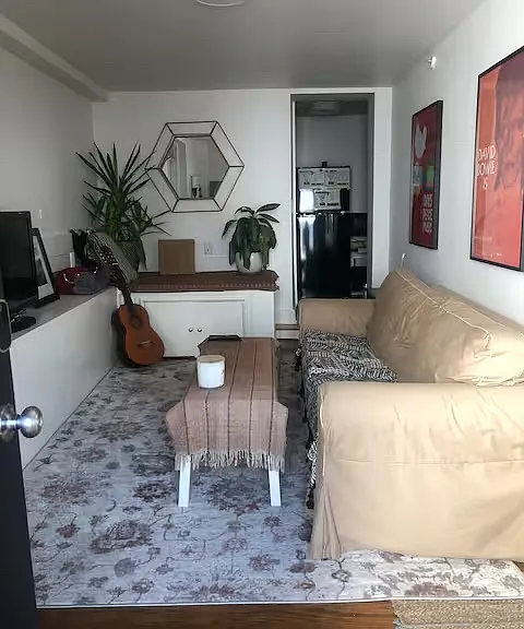 Lower level living area