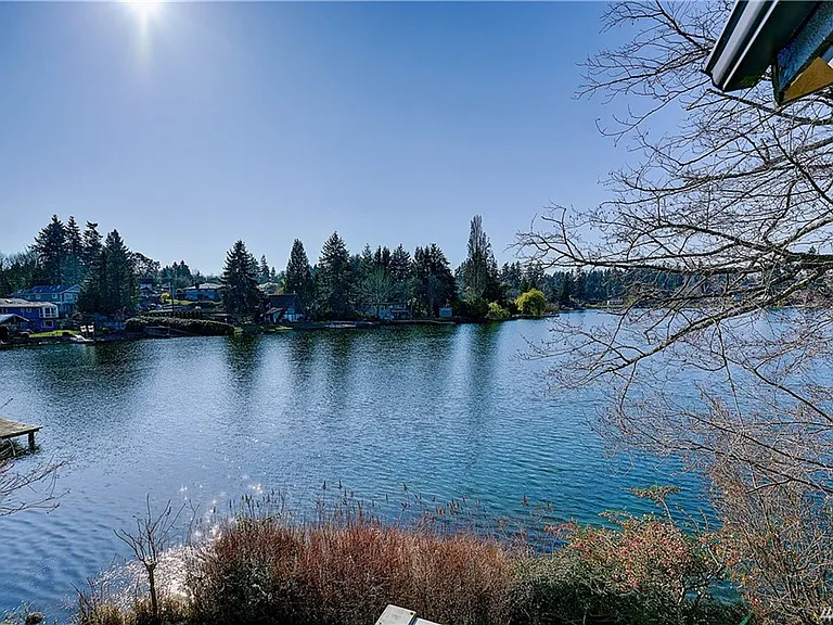 View of Star Lake from street level.