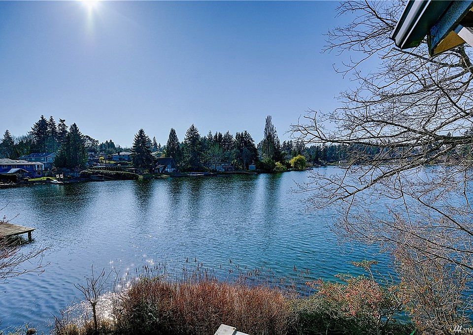 View of Star Lake from street level.