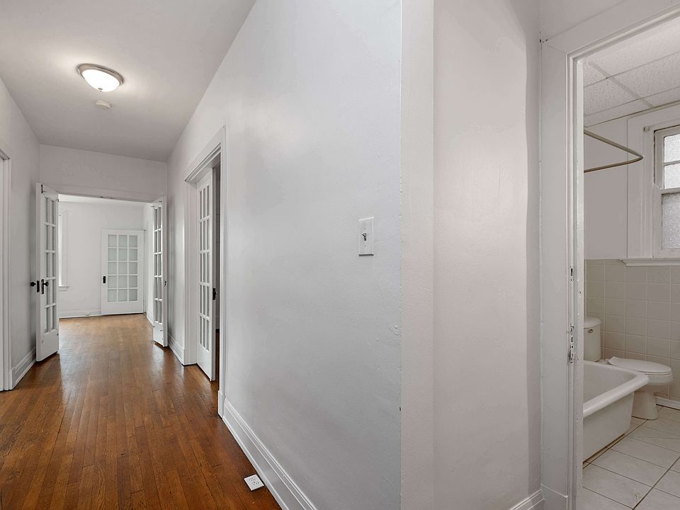 Hallway and Bathroom
