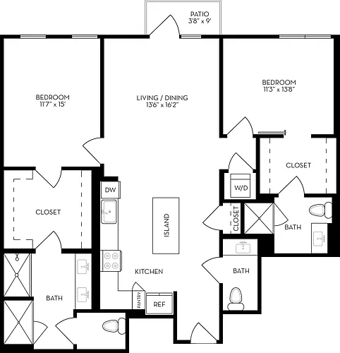 Floor plan 2C