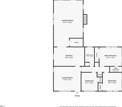 3 bed, 1.5 bath, 1360 sqft, $1,500 — Photo 2