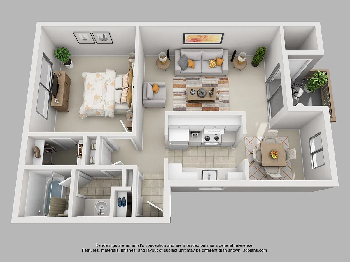 Floor plan 1 Bed