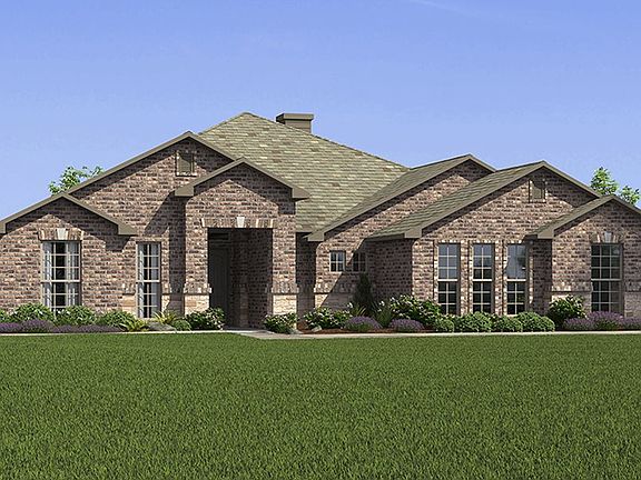 Tracy shown with side entry garage.