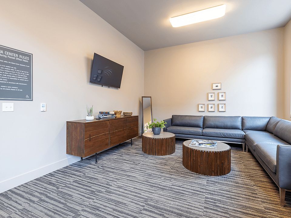 Media Center-TV and Couch