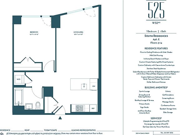 2nd image of 525 W 52nd St APT 6ES