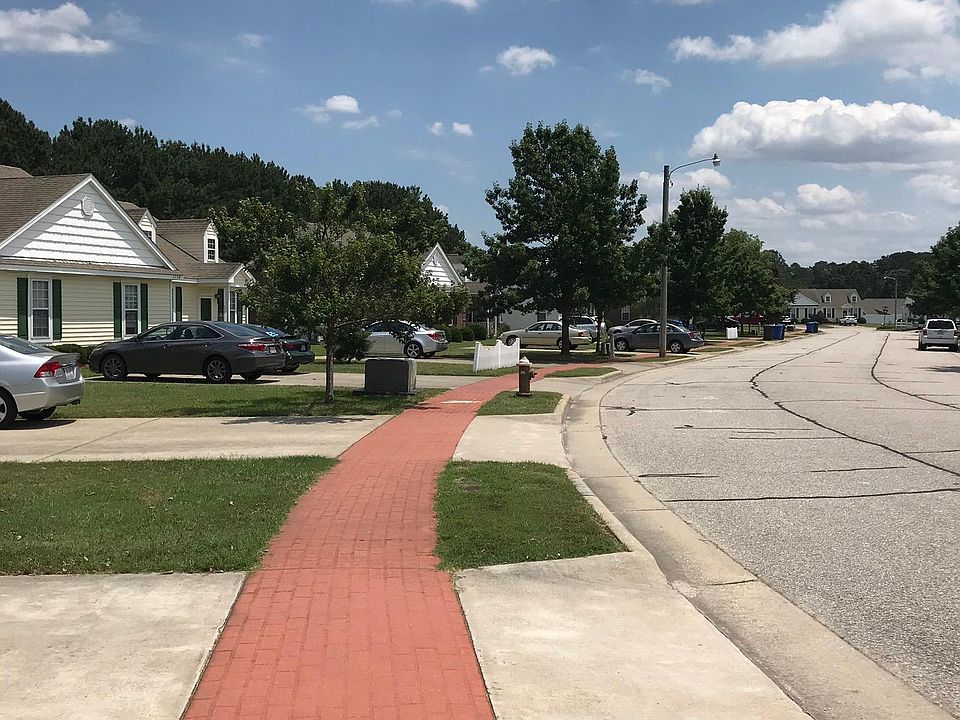 Sidewalks Circle the subdivision for evening strolls