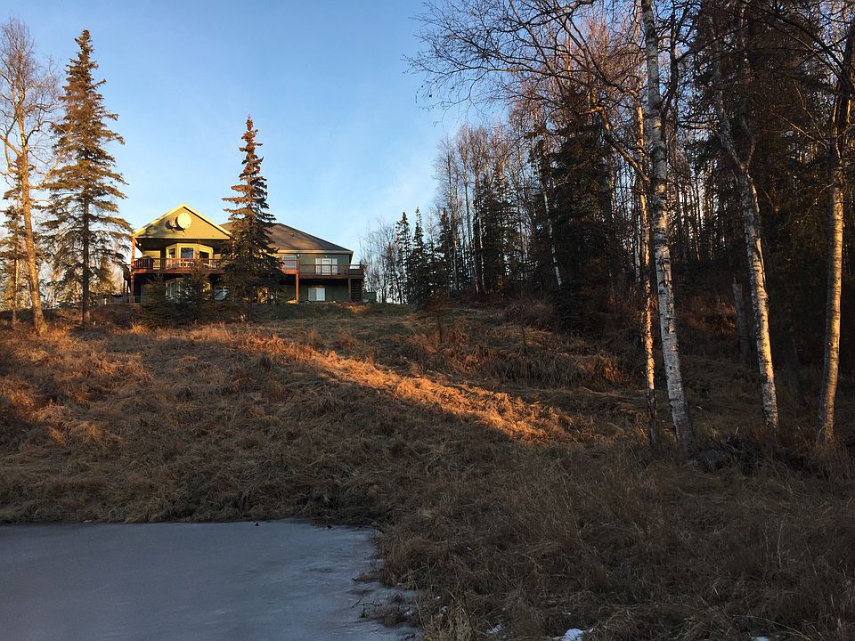 Back of house from pond
