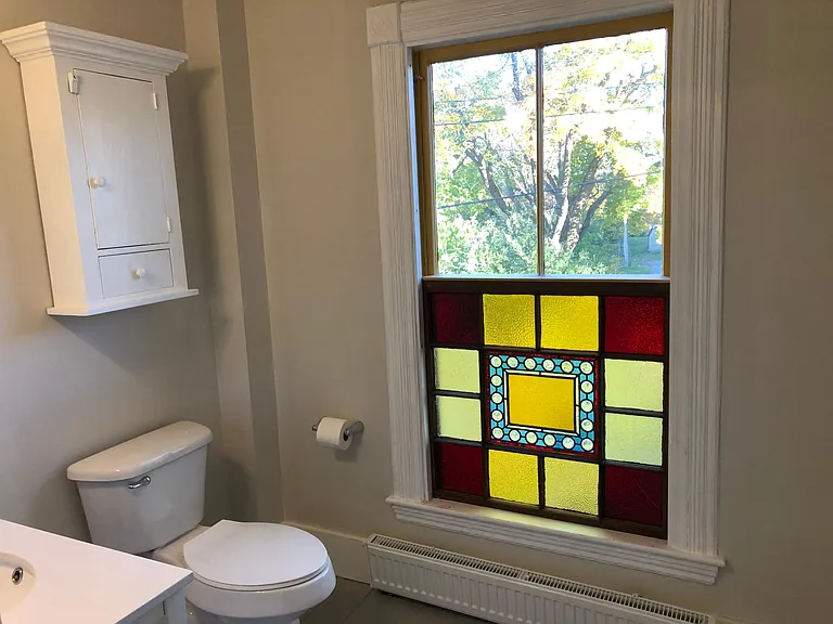 Upstairs powder bath.