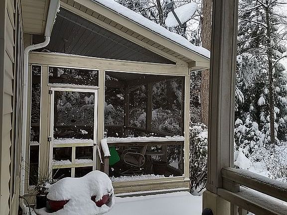 PORCH-RARE SNOW