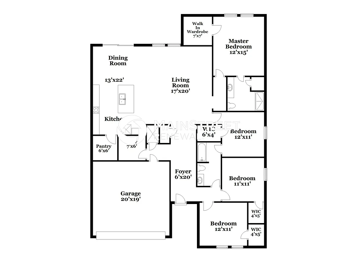 Floor Plan - 202 Hidden Lake Loop