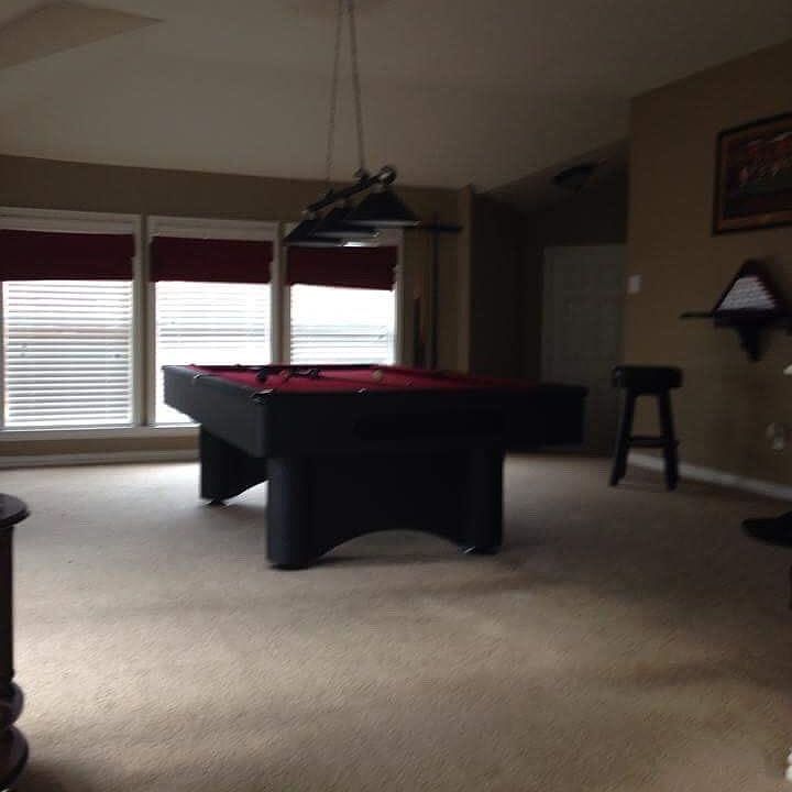 Upstairs Pool Table