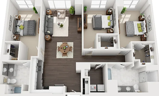 M-F1 floor plan Montaje