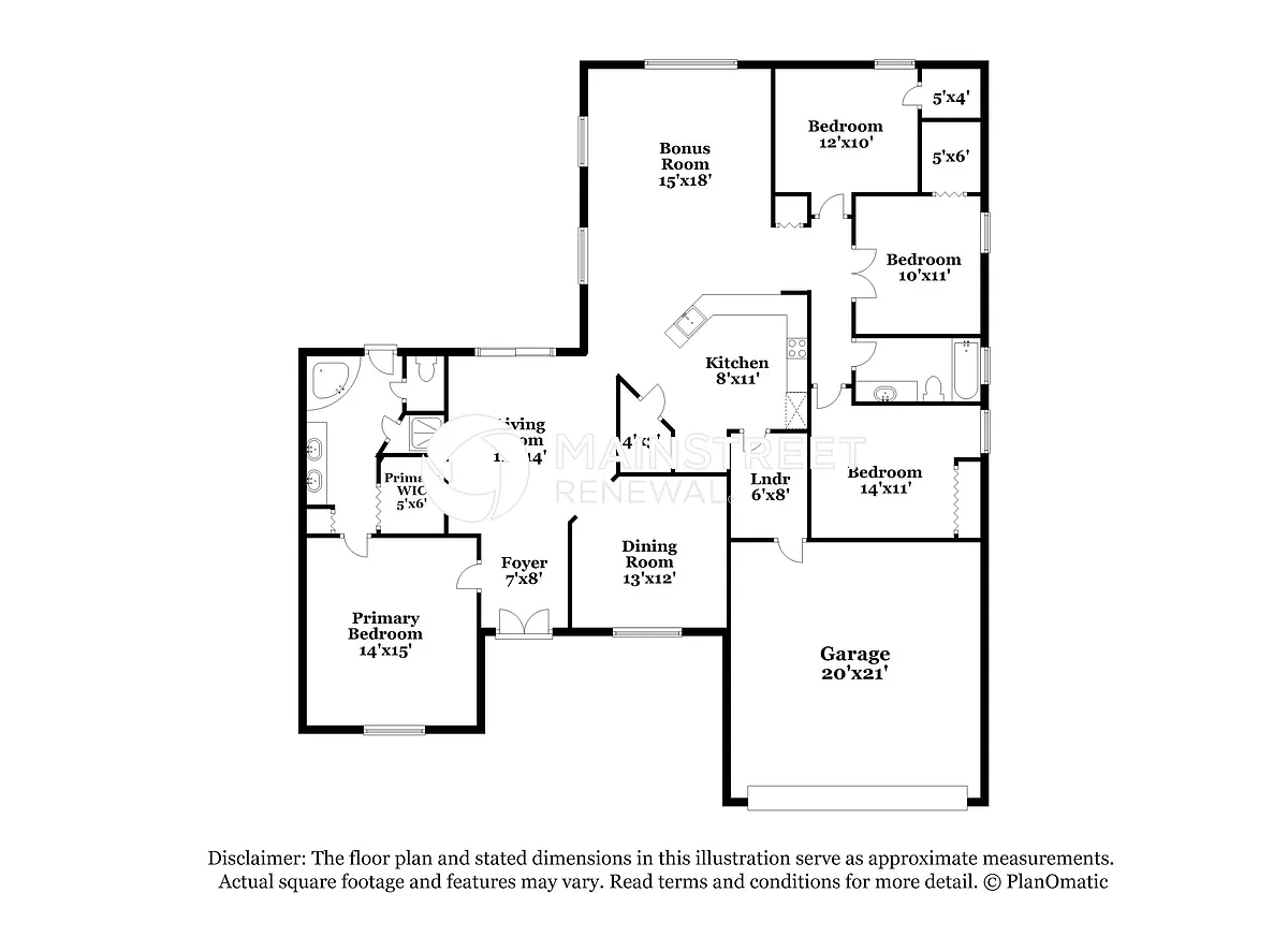 Floor Plan - 1192 Croquet Ln