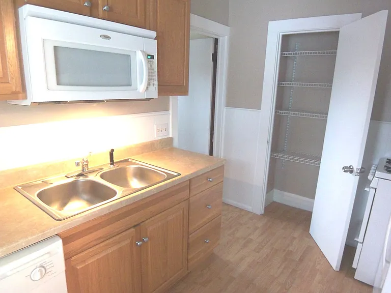 Spacious pantry is a rare find in the older Lakewood homes.