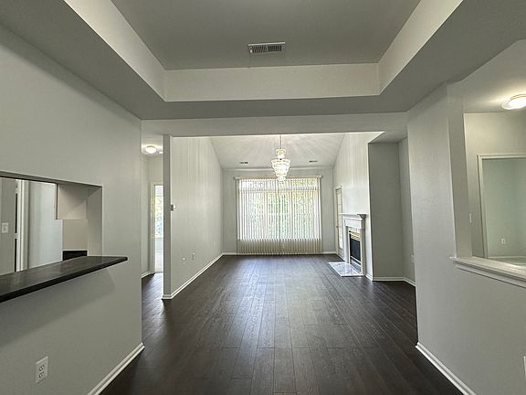Dining and living room area.