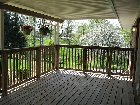 rear porch view