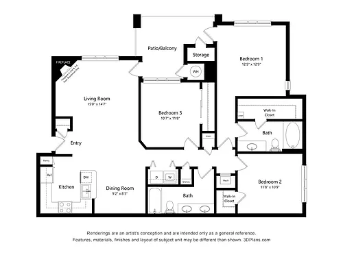 Floor plan The Augusta