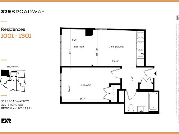 2nd image of 329 Broadway #12/1