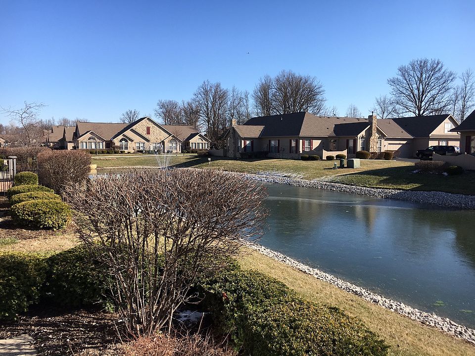 The unit is next to pond