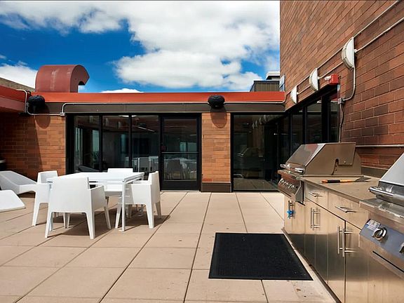 Rooftop patio.