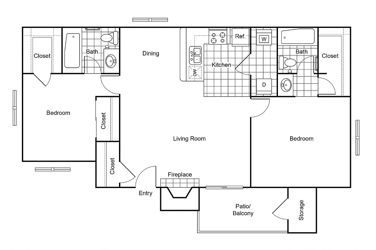 Floor plan B1