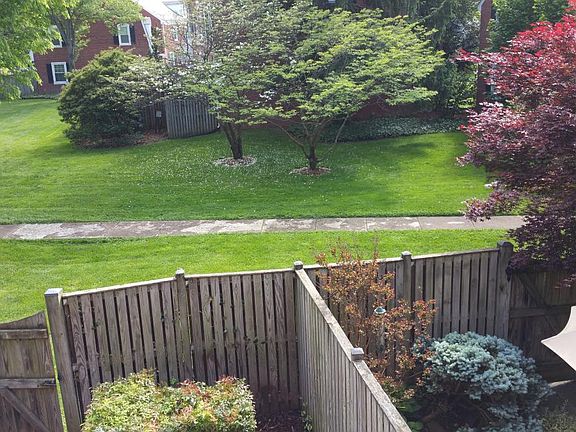 Park area outside of private patio