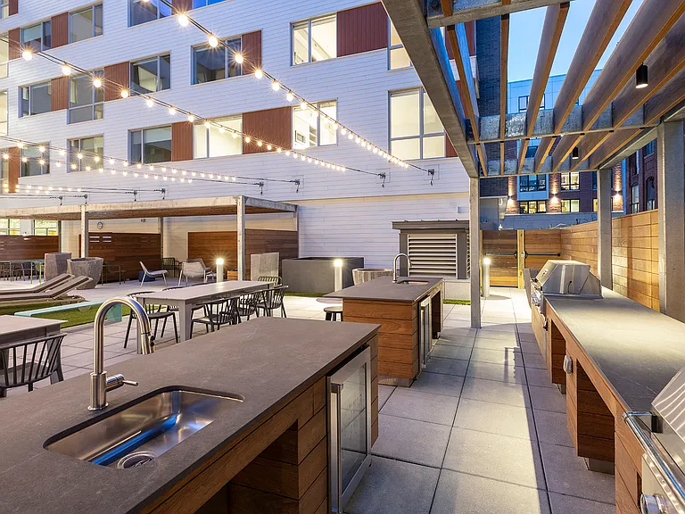 Enjoy grilling with friends at your new spacious courtyard