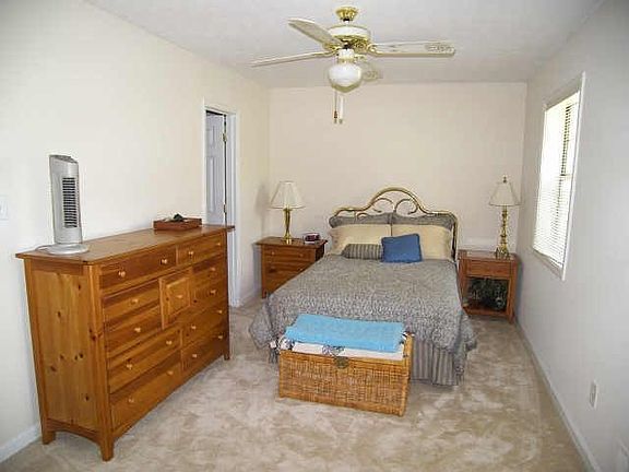 Large guest bedroom with private bath.