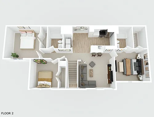 Floor plan C1 Renovated