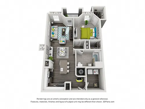 Floor plan The Ashland