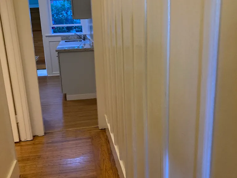 Hallway into kitchen