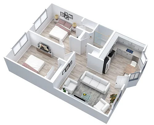 Floor plan 204