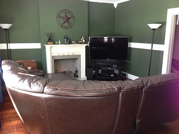 living room from front door