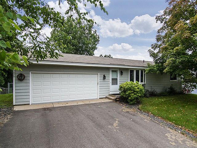 Shaded front yard, new driveway, double garde