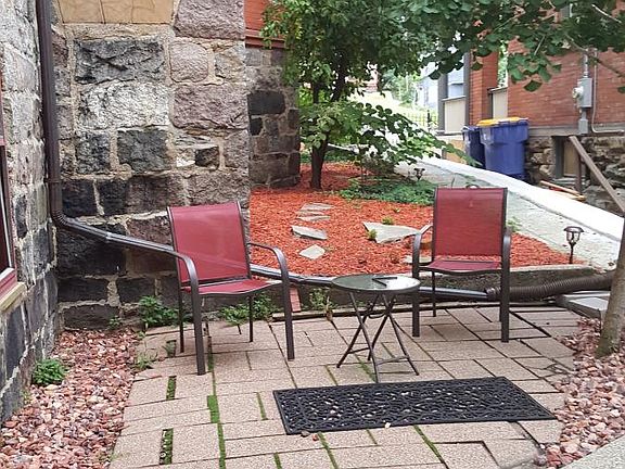 back common outdoor space