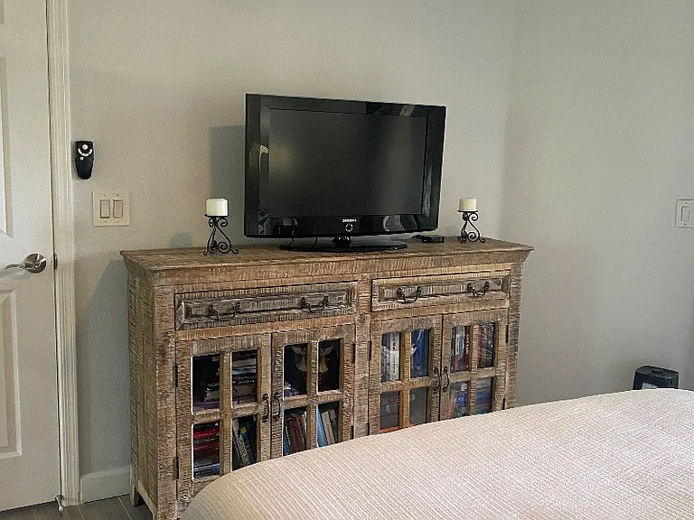 45 inch Smart TV with Roku for your relaxation in bedroom
