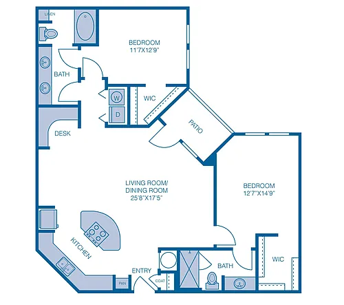 Floor plan B7
