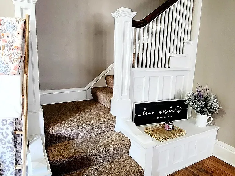 First floor stairwell to second floor