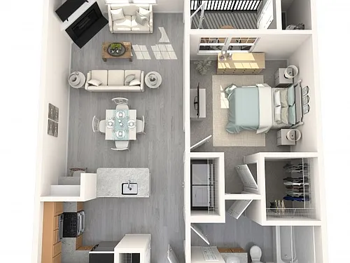 Floor plan Corsair - Renovated