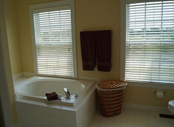 Luxurious Master bath w/ soaking tub