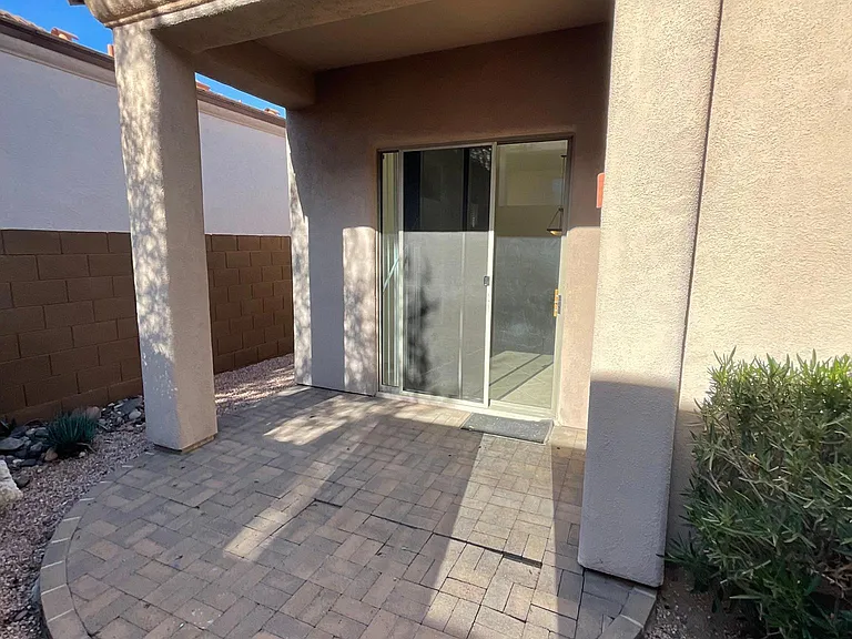 Covered patio